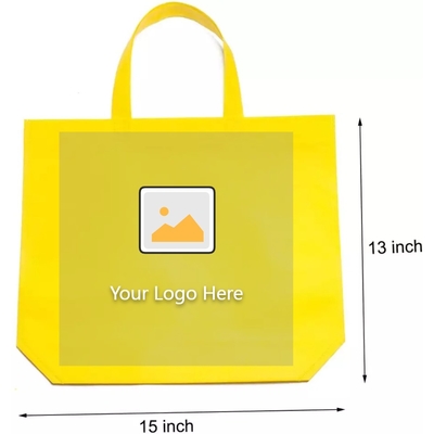 Bolsas de compras portátiles no tejidas reciclables con logotipo impreso personalizado