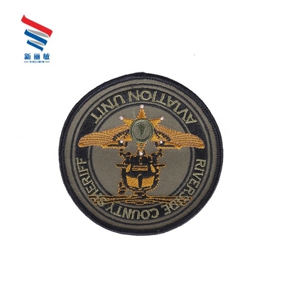 Patch de bordado de ojos cortado por calor de hierro a medida para accesorios de ropa