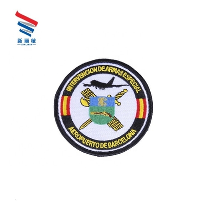 Patch de bordado de ropa personalizado con logotipo personalizado con decoración de palitos