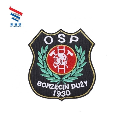Patch de bordado de ropa personalizado con logotipo personalizado con decoración de palitos