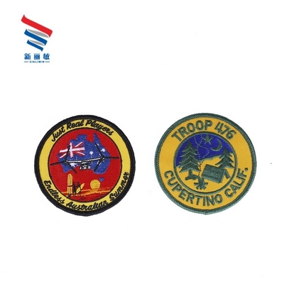 Patch de bordado de ropa personalizado con logotipo personalizado con decoración de palitos