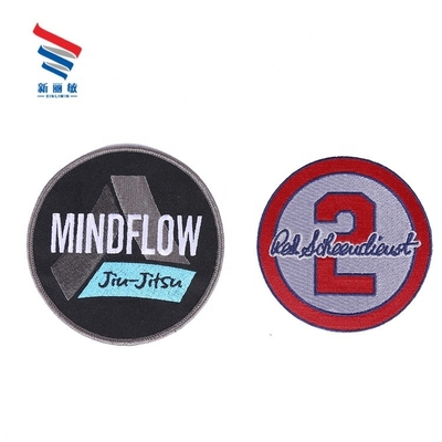 Patch de bordado de ropa personalizado con logotipo personalizado con decoración de palitos