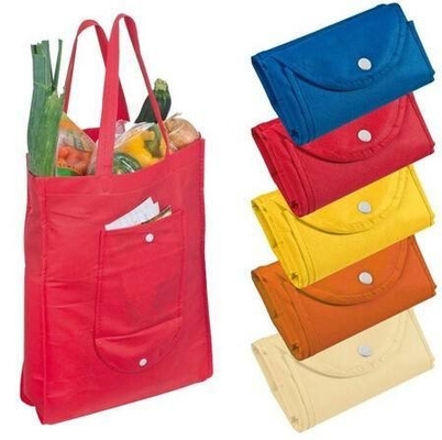 Bolsas de compras plegables no tejidas para viajes y ecológicas