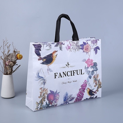 Bolso de compras plegable no tejido embalaje personalizado con portátil portátil de logotipo