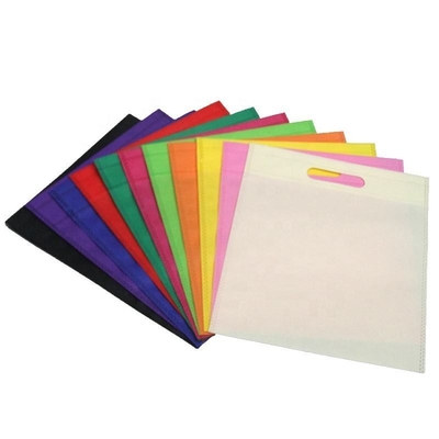 Bolsa de tejido no tejido de corte D reutilizable para hoyas personalizadas directamente de reciclable