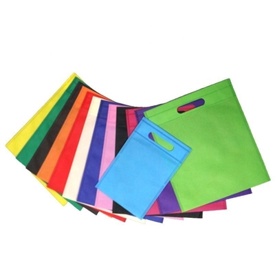 Bolsa de tejido no tejido de corte D reutilizable para hoyas personalizadas directamente de reciclable