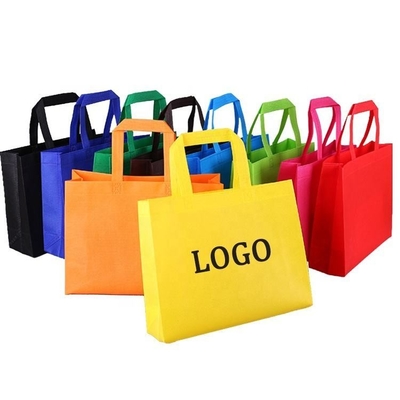 Bolso de compra reutilizable de mano con logotipo personalizado