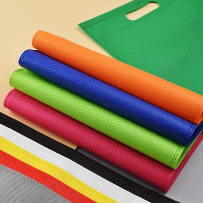 Bolsa de corte D no tejida ecológica para accesorios y mango de sellado