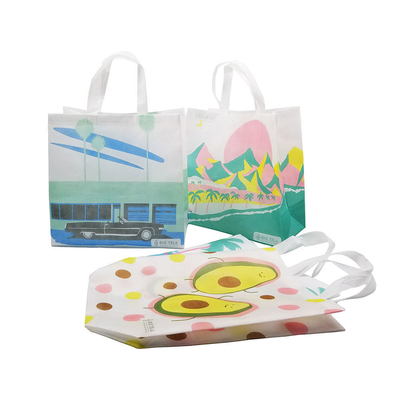 Bolso de compras no tejido Bolso de bolsa con material ecológico y color personalizado