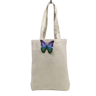 Bolsas de compras de lienzo de algodón impresas a medida con material ecológico