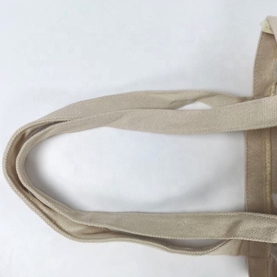 Bolsas de compras de lienzo de algodón impresas a medida con material ecológico