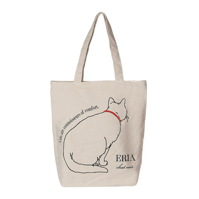 Bolsas de compras de lienzo de color personalizadas Bolsas de toque de algodón 100% orgánico