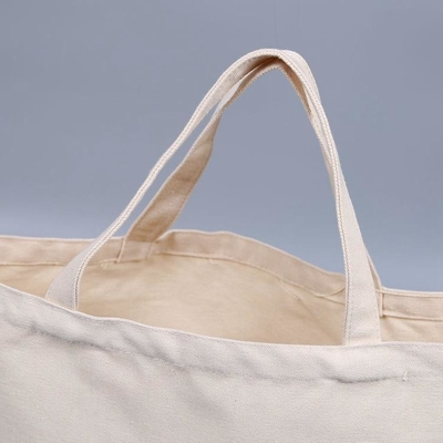 Bolsa de algodón orgánico impresa para promoción y compras ecológicas