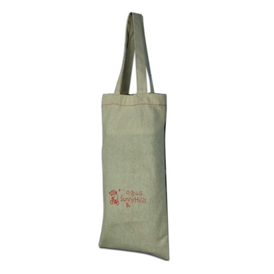 30*40*10cm Bolso de algodón orgánico con cuerda de tracción