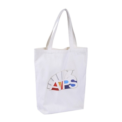 30*40*10cm Bolso de algodón orgánico con cuerda de tracción