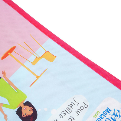 OEM/ODM aceptable bolsas de bolsas Pp no tejidas multicolores para compras Logotipo personalizado