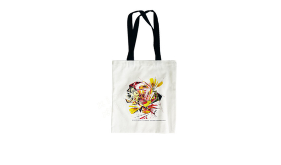 Logotipo impreso personalizado Bolsas de lona de algodón en blanco para compras reutilizables
