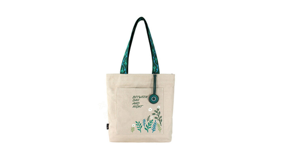 Logotipo impreso personalizado Bolsas de lona de algodón en blanco para compras reutilizables