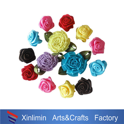 Decoración de pelo de color corbata de Navidad 100% cinta de poliéster Mini arcos para botellas de vino