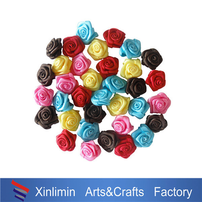 Decoración de pelo de color corbata de Navidad 100% cinta de poliéster Mini arcos para botellas de vino