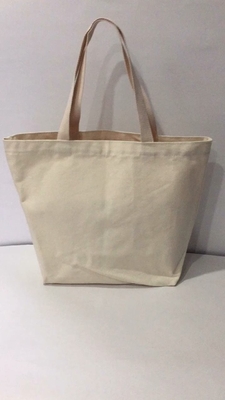 100% de algodón de compras de logotipo impreso a medida de la playa de lienzo bolsa de toque para compras de negocios