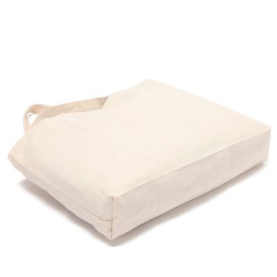 100% de algodón de compras de logotipo impreso a medida de la playa de lienzo bolsa de toque para compras de negocios