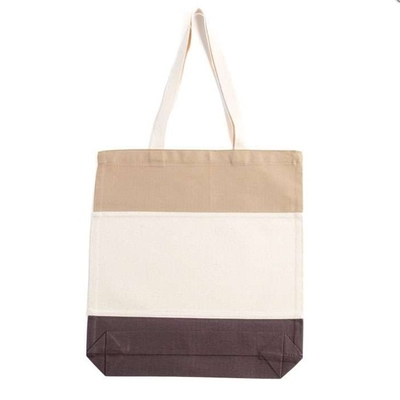 Bolsa de compras de lienzo de algodón impresa a medida con características recicladas de cualquier tamaño