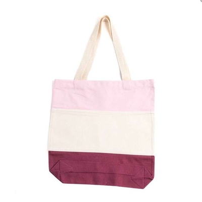 Bolsa de compras de lienzo de algodón impresa a medida con características recicladas de cualquier tamaño