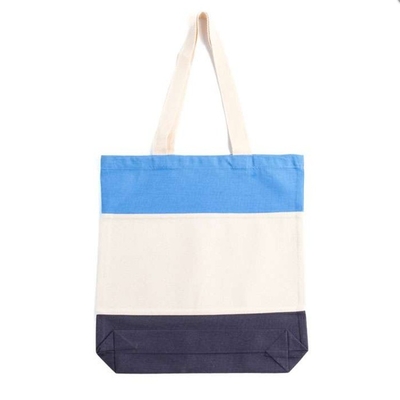 Bolsa de compras de lienzo de algodón impresa a medida con características recicladas de cualquier tamaño