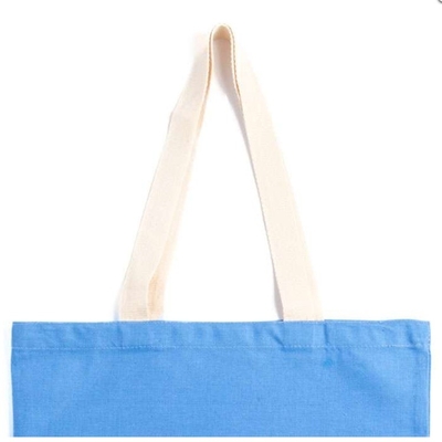 Bolsa de compras de lienzo de algodón impresa a medida con características recicladas de cualquier tamaño