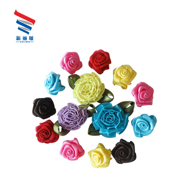Colorido Prefabricado cinta de flores de rosa pequeña y delicada estilo según sus necesidades