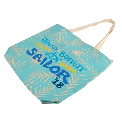 Logotipo personalizado 12 onzas de algodón de lienzo bolsa de compras duradera y colores Pantone para regalos