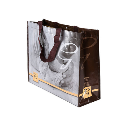 Acceptable OEM/ODM Impresión personalizada de comestibles reutilizables bolsas de bolsas laminadas no tejidas de PP