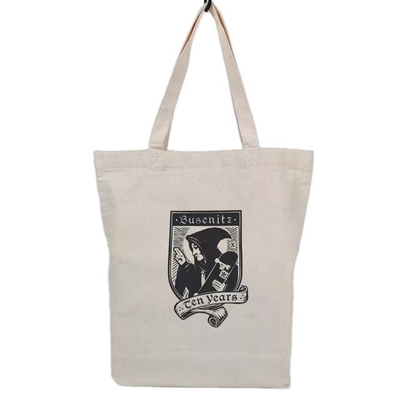 Bolsas de compras personalizadas con alta capacidad y bolsas de playa de lona de algodón 100%