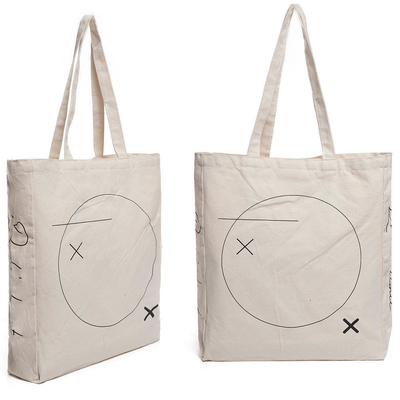 Comprar bolsas de algodón reutilizables con diseño de lienzo en blanco personalizado