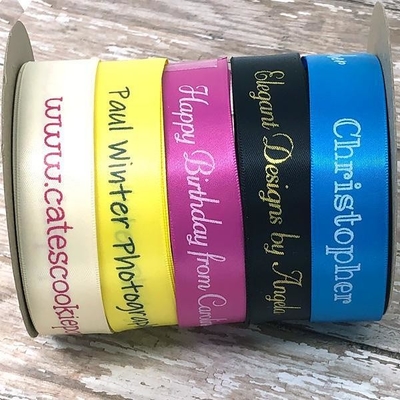 Cinturón de satén de patrón personalizado en estilo de cara única o doble