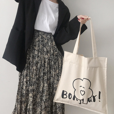 Bolsas de ropa de lona de color personalizado para compras ecológicas