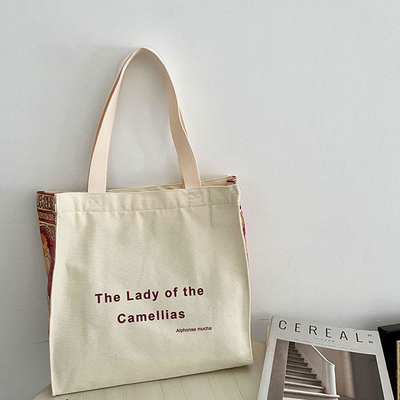 OEM/ODM Acceptado Bolsas de arte para recuerdos turísticos British Museum Patrón de impresión en lienzo