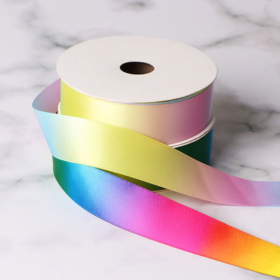 Cinturón de satén de poliéster de 3 mm-100 mm en colores vibrantes para el estilo y la tela de una sola cara