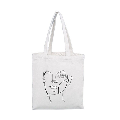 Color personalizado de compras recicladas de comestibles de lona Calico bolsas de toque