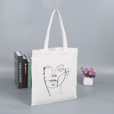 Color personalizado de compras recicladas de comestibles de lona Calico bolsas de toque