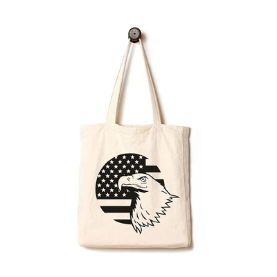 Logotipo personalizado Bolsas de algodón no tejido recicladas ecológicas