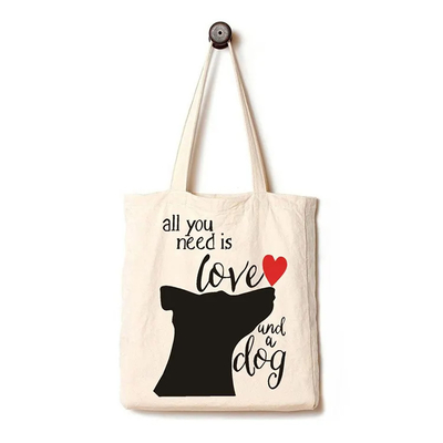 Logotipo personalizado Bolsas de algodón no tejido recicladas ecológicas