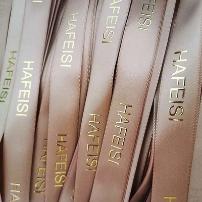 Cinturón de seda OEM Cinturones de boda personalizados 100% poliéster