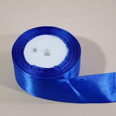 Embalaje de regalos de Navidad Azul 100% de poliéster de grano grueso con y estilo de cara única