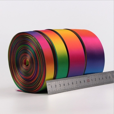 Las bandas de contacto suave con una sola cara con doble cara Arco iris satinado con cinta de grano grueso