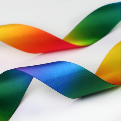Las bandas de contacto suave con una sola cara con doble cara Arco iris satinado con cinta de grano grueso
