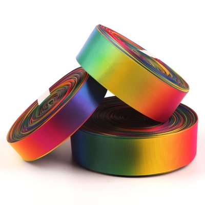 Las bandas de contacto suave con una sola cara con doble cara Arco iris satinado con cinta de grano grueso