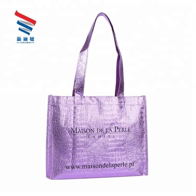 Bolso de tejido no tejido con esquina redonda e impresión de logotipo personalizado