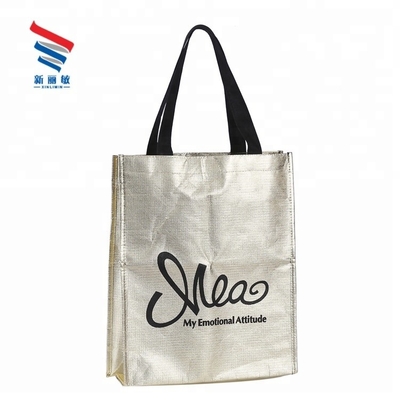 Bolso de tejido no tejido con esquina redonda e impresión de logotipo personalizado